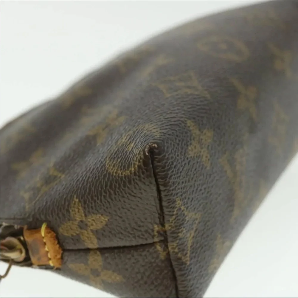 LOUIS VUITTON Monogram Pochette Cosmetic PM Cosmetic Pouch M47515 LV Auth 50453